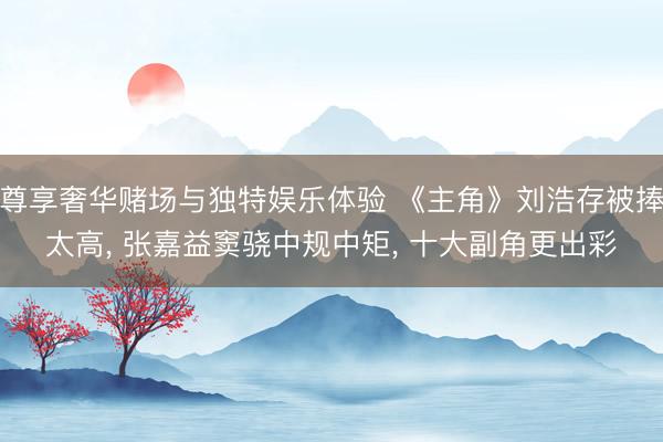 尊享奢华赌场与独特娱乐体验 《主角》刘浩存被捧太高, 张嘉益窦骁中规中矩, 十大副角更出彩